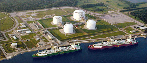 The Trunkline LNG complex in Lake Charles, La., is one of the country's leading depots for supplies of liquefied natural gas.